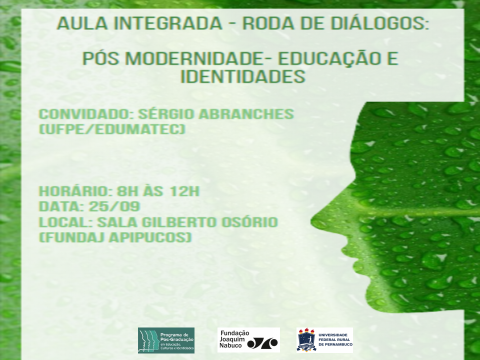 Roda de Diálogos: Pós Modernidade - Educação e Identidades Roda de Diálogos: Pós Modernidade - Educação e Identidades